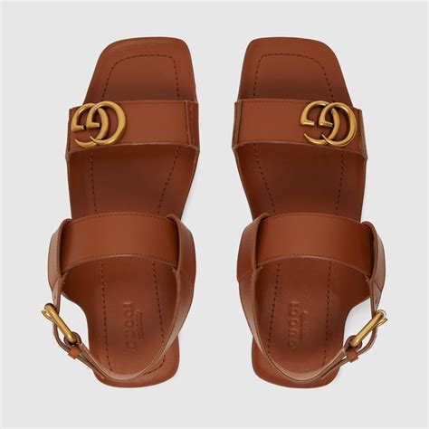 gucci flat leather sandals|Gucci high heels sandals.